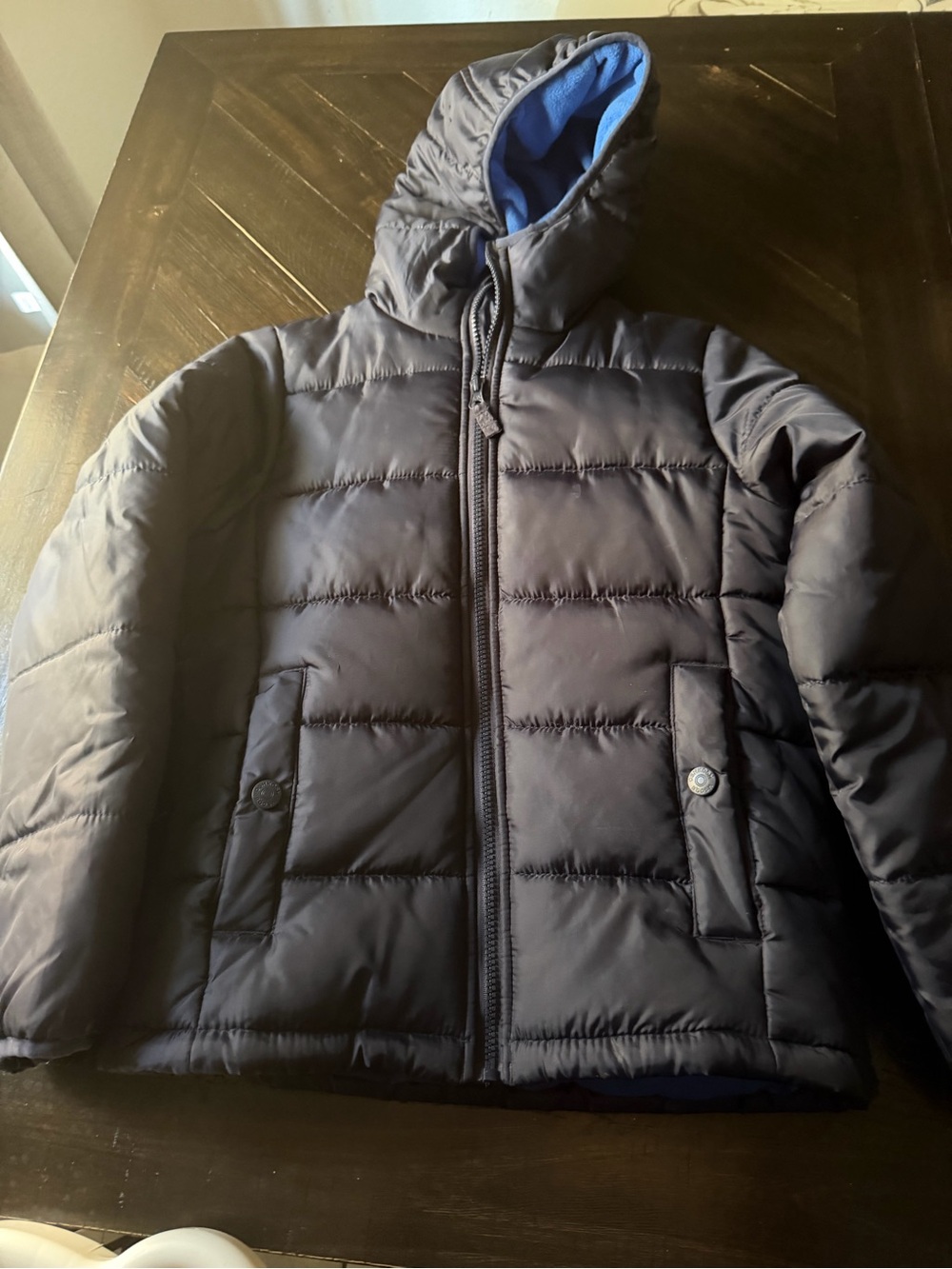 OshKosh B'gosh Navy Blue Hooded Puffer Jacket